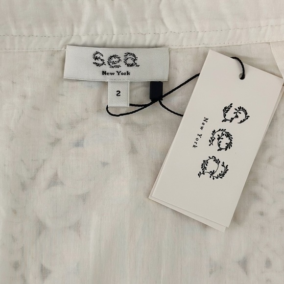 NWT SEA New York White Crochet Camila Midi Skirt Set - Picture 9 of 13